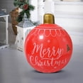 thumbnail image 4 of Boovnll Christmas Tree Decorations, Inflatable Christmas Decoration Ball Festive Outdoor Courtyard Pendant Printed Pvc Toy Ball, Christmas Decorations, Christmas Decor, Christmas Decorations Indoor, 4 of 8