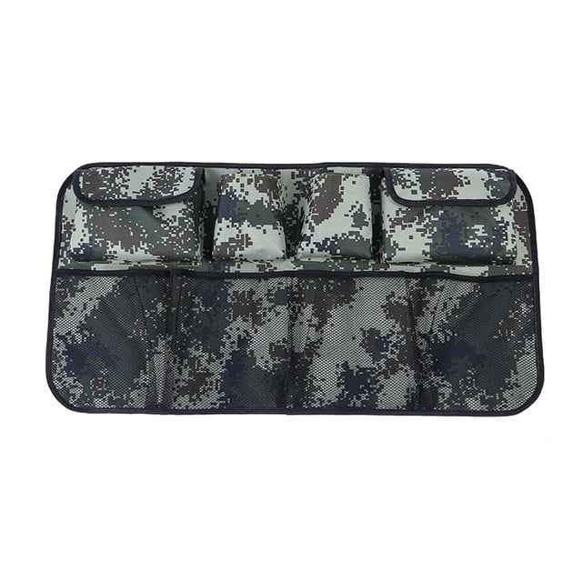 Car Rear Bag Vehicle Chair Back Trunk Storage bag car rear storage Pouch Water Bottle Shoes Snacks Organizer Bag, Upgraded Type, Camouflage