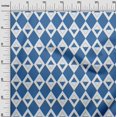 thumbnail image 3 of oneOone Velvet Blue Fabric Check Argyle Sewing Craft Projects Fabric Prints By Yard 58 Inch Wide, 3 of 4