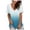 Light blue, variant on Summer Saving! Gradient Shirts for Women,Women Gradient Tunic Top,Women Summer Casual Fashion Gradient Print Tee Shirts,Women's V Neck Rolled Short Sleeve Side Split Summer Tops Loose Fit