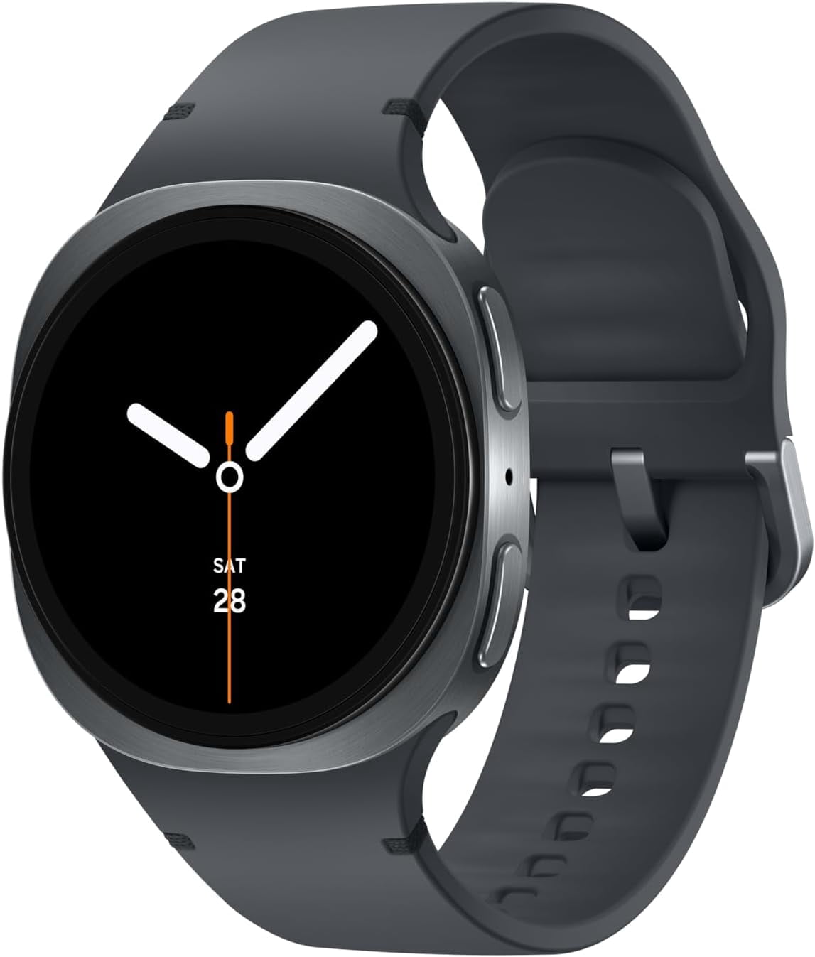 Restored Samsung Galaxy Watch8 40mm Bluetooth Smartwatch Graphite AI Powered Fitness Tracker AMOLED Display - Refurbished Good
