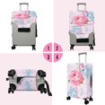 thumbnail image 4 of Travel Luggage Cover Suitcase Protector Fits 18-32 Inch Luggage Wheel Covers Patterned Travel Related Items Flower Luggage Protector Elastic Luggage Anti-scratch Suitcase Cover L, 4 of 5