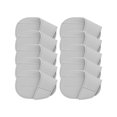 thumbnail image 3 of 10 Pieces Golf Iron Headcovers Iron Protective Cover PU Durable Lightweight Golf S Grey, 3 of 9