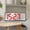 Red #0, variant on Vaidha Multifunctional Clock Living Room Wall Clock Home Decoration Digital Electronic Clock Silent Clock Temperature And Humidity Color Screen Clock