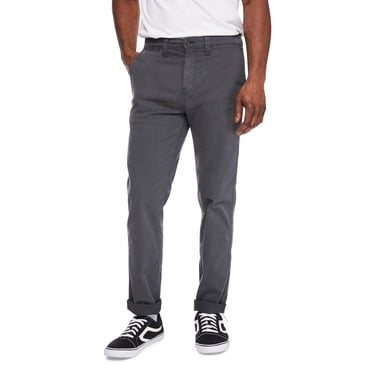 George Men's Slim Straight Cotton Chino Pant