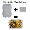 thumbnail image 4 of Starfrit LocknLock Plastic Bento Lunch Container, Capacity of 34oz/1L, Removable Divider, 4 of 9