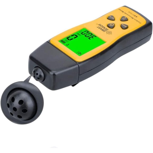 Carbon Monoxide Detector – Handheld High-Precision – Portable CO Gas Tester – Backlit LCD & Audible Alarm – 0-1000PPM Range – Indoor/Outdoor Home Safety – AS8700A