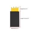 thumbnail image 3 of INSPIRE CHIC Men's Pocket Squares Pre Folded Triangles On Card Suit Handkerchief Yellow One Size, 3 of 4