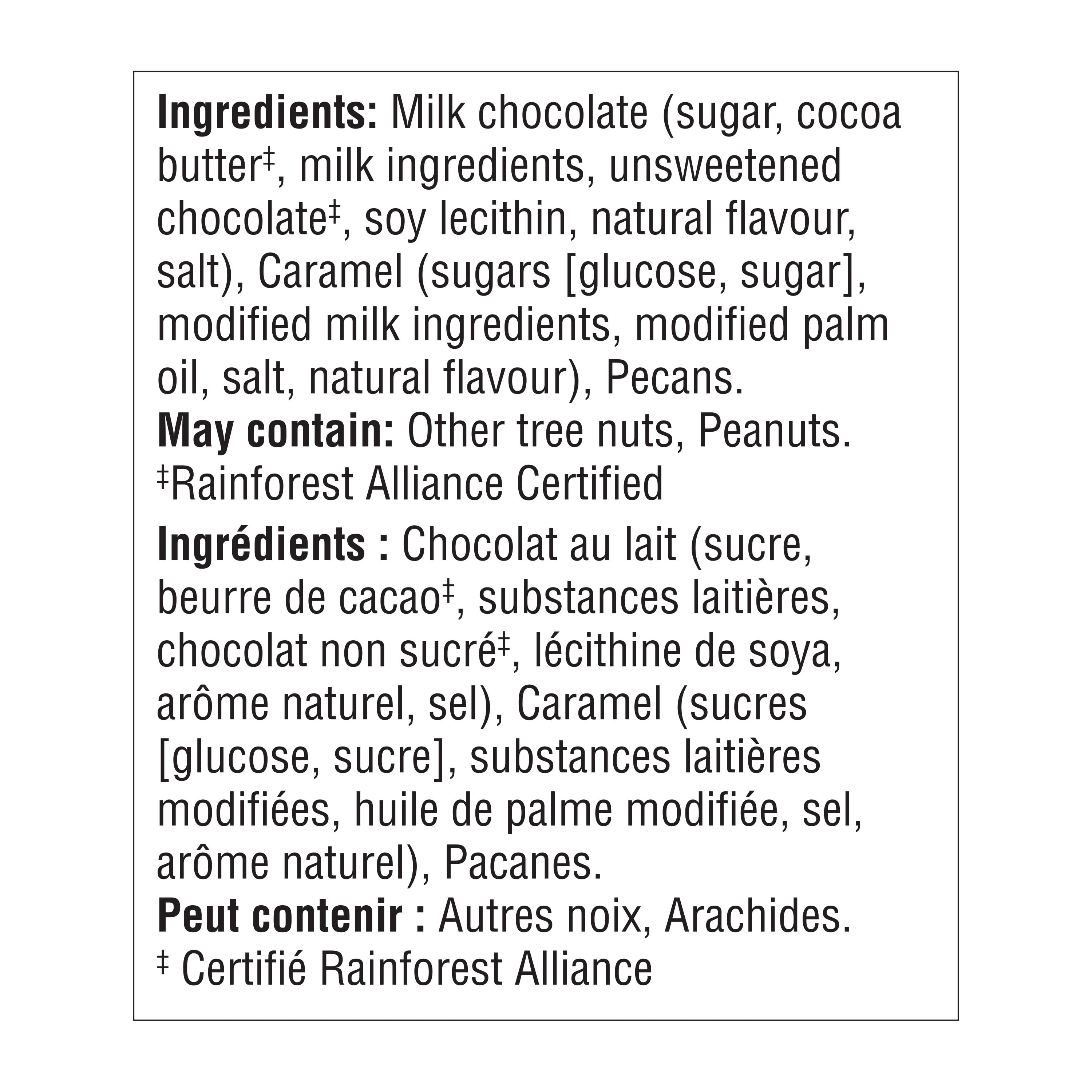 TURTLES Classic Recipe Chocolates Share Bag