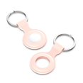 thumbnail image 4 of lionlar Housse de Protection en Silicone avec Porte-Clés Anti-Perte, Compatible avec Airtags Rose, 4 of 9