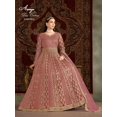 thumbnail image 2 of Custom Made Pink Color Beautiful Embroidery Worked Ready Made Anarkali Full Flared Gowns, 2 of 5