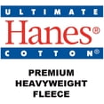 thumbnail image 5 of Hanes Men's Ultimate Heavyweight Fleece Sweatshirt, Light Steel, Medium, 5 of 5