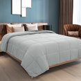 thumbnail image 1 of PiccoCasa Twin Soft Lightweight Down Alternative Comforter, Light Gray, 1 of 7