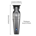 thumbnail image 2 of ETHKIA Brightup Beard Trimmer - Rechargeable Grooming Kit for Men - Includes Trimmers for Face, Mustache, & Body (5ml) Green, 2 of 4
