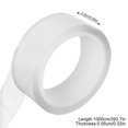 thumbnail image 3 of pitrice Kitchen Sink Transparent Tape Waterproof Anti-Mildew Self-adhesive Bathroom Strip Pool Water Seal 25mm Wide, 3 of 5