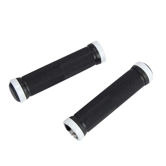 2PCS Bike Mountain Bicycle MTB Handlebar Grips Rubber Handle Grips Anti Slip