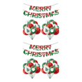 thumbnail image 3 of kurtrusly Christmas Party Décor Balloons To Spread Holiday Cheer Suitable For Any Places Christmas Decoration Party Decoration multicolor 1 Banner+20 Balloons 2Set, 3 of 6