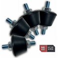 thumbnail image 4 of Bloc Silencieux Conical pour Climatiseur Ensemble de 4 Anti-vibration Bloc Silencieux pour Pied pour Climatiseur Réversible Montage Mural avec Écrous et Rondelles, 4 of 5