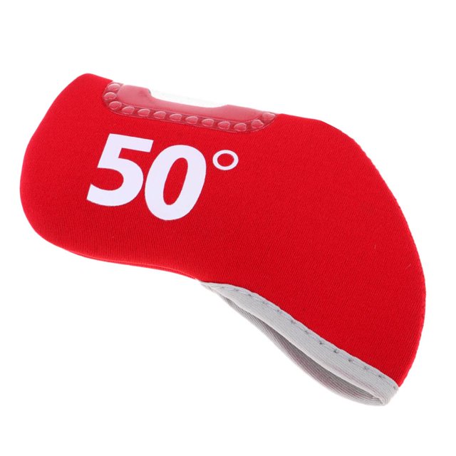 Replacement Sports Golf Putter Protective Case Sleeve - 50 Degree Red