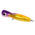 thumbnail image 4 of Big Popper Lure, Reflective Design Wooden Bait 18cm 120g For Bass Tuna GT Trout, 4 of 8