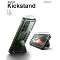 thumbnail image 2 of Dexnor pour Samsung Galaxy S22 Ultra Étui, [Protecteur d'Écran Intégré et Support] Protection Robuste de Qualité Militaire Antichoc Étui de Protection pour Samsung Galaxy S22 Ultra 5G, Vert Armée, 2 of 5