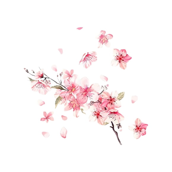 Kyusrd Car Decoration Stickers Romantic Rose Wall Stickers Bathroom Tiles Waterproof Stickers