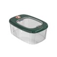 thumbnail image 1 of Countertop Rice Dispenser Container - 35cm Airtight Cereal Storage with Measuring Cup & Flip Lid for Grains/Pet Food, 1 of 7