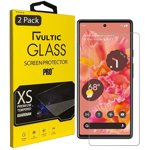 Vultic [2 Pack] Protection écran pour Google Pixel 6 [Case Friendly], Couverture de film en verre trempé