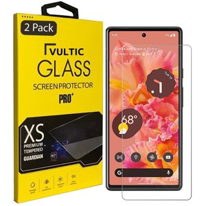 Vultic [2 Pack] Protection écran pour Google Pixel 6 [Case Friendly], Couverture de film en verre trempé