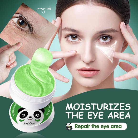 FcBaudy Eye Mask,Eye Patches Cucumber Extract Hydrating Eye Mask Firming Hydration Soothing Dark Circles 80ml Eye Film