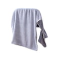 thumbnail image 2 of EGNMCR Bath Towels 1pc Coral Velvet Bath Towel Towel For Adult Daily Use At Home Absorbent Dry Hair Towel That Does Not Hair Beach Towel Strip Patterned Bath Towel a Bath, 2 of 5