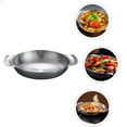 thumbnail image 5 of Casserole en Acier Inoxydable Poêle à Double Poignée Poêle à Paella Multifonction Casserole de Style Coréen Casserole de Cuisine Poêle de Cuisson, 5 of 5