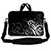 thumbnail image 3 of LSS Pochettes pour Ordinateur Portable (Fleurs Noir et Blanc), 3 of 4