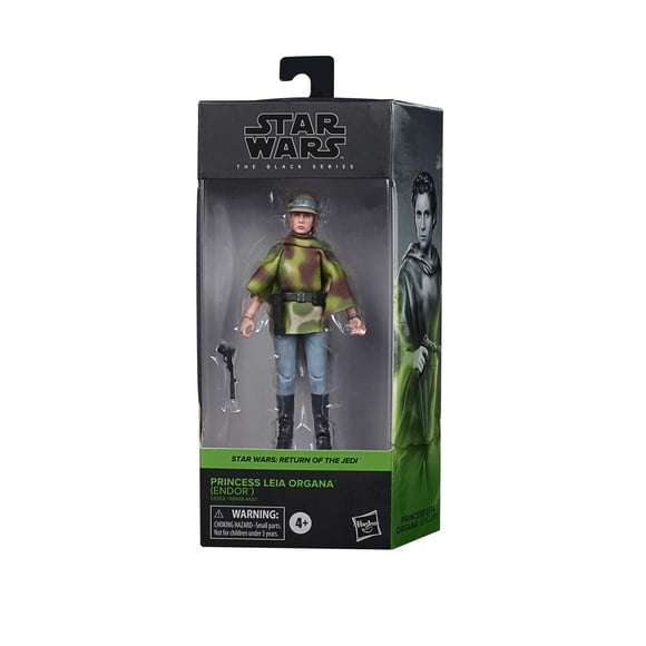 Star Wars The Black Series Princess Leia Organa (Endor) Toy 6-Inch Scale Star Wars: Return of the Jedi Collectible Figure, Ages 4 and Up