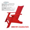 thumbnail image 2 of Chaise Adirondack Moderne, Chaise Muskoka en Plastique, Sans Entretien., 2 of 3