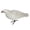 1 Blanc Debout, variante sur 1 Pce Décoration Artisanale d'Oiseau Artificiel Mignon, Blanc Volant