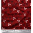 thumbnail image 1 of Soimoi Polyester Crepe Fabric Triangle Block Print Sewing Fabric Yard 42 Inch Wide, 1 of 3