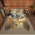 thumbnail image 1 of Erosebridal Rustic Hunting Bedding Comforter Set, Wildlife Duck Comforter Sets , Lake House Reversible Down Comforter, Lightweight Room Decor, 2 Pieces, 1 of 8