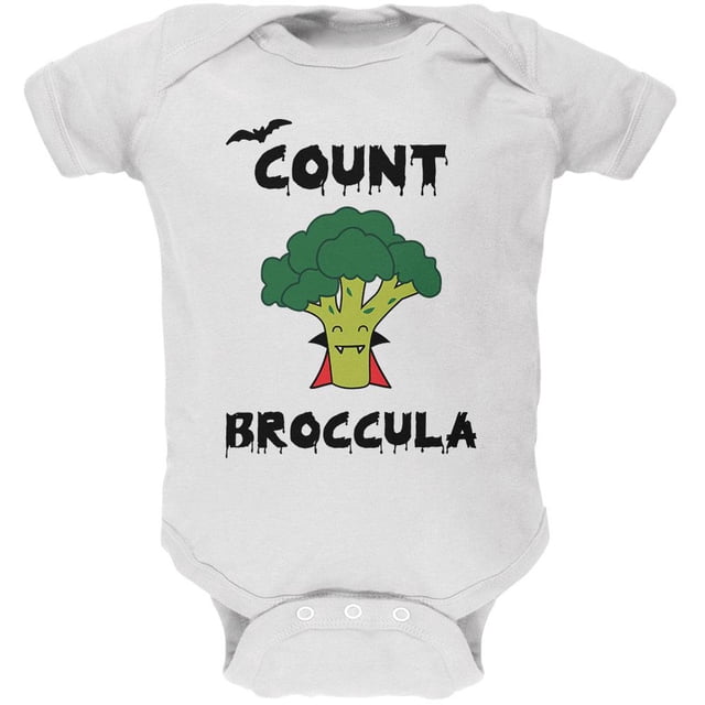 Brocoli Végétal Halloween Count Broccula Dracula Doux pour Bébé une Pièce