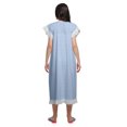 thumbnail image 4 of Moomaya Chemise de Nuit Imprimée pour Femme Mi-Mollet en Coton à Manches Courtes, 4 of 6