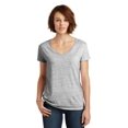 thumbnail image 1 of District Made® Ladies Cosmic Relaxed V-Neck Tee. Dm465 White/ Black Cosmic Xs, 1 of 1