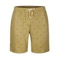thumbnail image 1 of INSPIRE CHIC Men's Shorts Drawstring Waist Fish Pattern Beach Summer Board Shorts 28 Khaki, 1 of 7