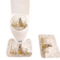thumbnail image 1 of 3PCS Bath Rug Set Fashion Xmas Print Decorative Toilet Rug Toilet Lid Cover for Christmas, 1 of 8