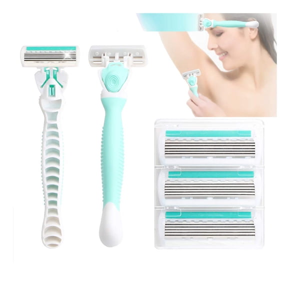 Extra smooth ladies razor blades (6 razor blades), for a particularly close shave