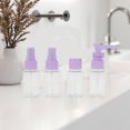 thumbnail image 5 of Unique Bargains 5 Pcs Travel Size Toiletries Bottles Containers Leakproof Squeezable Refillable Travel Bottles Set Violet, 5 of 5