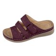 thumbnail image 4 of Sandales à Plateforme Compensée pour Femmes 2025 Plage Décontractées Ajustables Marche à Enfiler Chaussures d'Été, 4 of 5