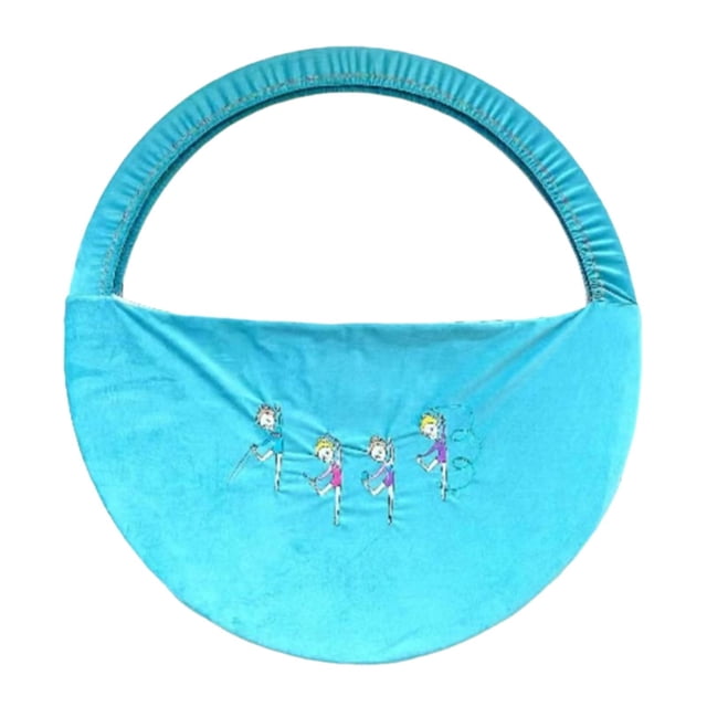 jinwen Obstacle Course Bag Gymnastics Equipment Organizer for Show Performance blue and M