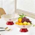 thumbnail image 1 of Rvkxad 9.84 Inch Multicolor Fruit Plate, High Value Snack Tray for Coffee Table Decor, Candy Plate, Serving Dish, 1 of 6