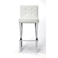 thumbnail image 4 of Beaumont Lane Tabouret de Bar en Similicuir Chromé Blanc, 4 of 5