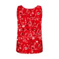 thumbnail image 3 of Débardeurs pour Femmes Mode Femmes Décontracté Sans Manches Col Rond Blouse à Imprimé Chandail Débardeur Hauts Chemise Femmes Blouses et Hauts Chemise Mode Hauts à Manches pour Femmes Débardeur Blouses pour Femmes, 3 of 6